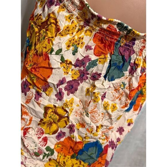 Beautiful women Anthropologie Floral Spaghetti Strap Top size small Great condit - Picture 7 of 7